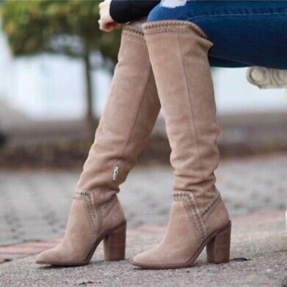 Vince Camuto “Madolee” Over the Knee Suede Leather Boot Sz 6M - Picture 14 of 15